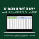 Template: Beleggen in Privé of in je B.V.